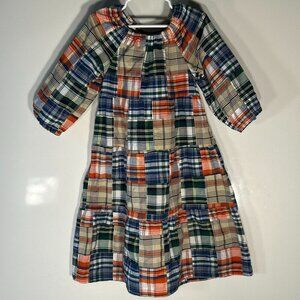 Kelly's Kids SZ 6/7 True Patchwork Cotton Midi Dress Prairie Cottage Western
